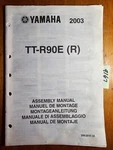 Yamaha TT-R90E(R) TT-R90ER Trail Bike Assembly Manual 5HN 2003. Fixed Price $15.00.