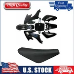 Black Body Kit Plastic Fairing Set With Tall Seat For CRF50 XR50 Dirt Pit Bike. Fixed Price $65.85.