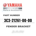 Yamaha Genuine Oem Parts Fender Bracket 3C3-21261-00-00 For FZ1. Fixed Price $193.58.