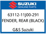 Suzuki Oem Part 63112-11J00-291 Fender, Rear (black). Fixed Price $138.38.