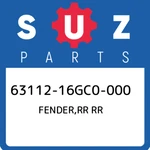 63112-16GC0-000 Suzuki Fender,rr 6311216GC0000, New Genuine Oem Part. Fixed Price $76.68.
