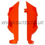 Ktm 2012-2015 Orange Polisport Plastic Front Lower Fork Guards. Fixed Price $33.60.
