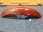 1986-87 Kawasaki ZL600 Eliminator, Red Front Fender With Brace #35004-1189-7V. Fixed Price $100.00.