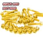 Gold Crankcase Engine Cover Bolts For Suzuki Gsx-r 1000 17 18 19 20. Fixed Price $49.81.