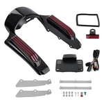Black Rear Fender Fascia Led Tail For Harley Touring 14-LATER Abs. Fixed Price $98.85.