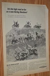 1966 Harley Davidson Full Line Original Advertisement Print Electra Glide. Fixed Price $8.09.