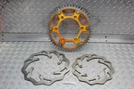 2009 Ktm 450 Xc-f Rear Sprocket (52T) W/ Front & Rotors 77310060300. Fixed Price $159.99.