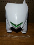 Cycra White Front Stadium Number Plate For Kawasaki 250 13-16, 450 12-15. Fixed Price $27.50.