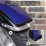 National Cycle Cast Fender Tips Front 2-PIECE #N7007 Fits Suzuki. Fixed Price $146.99.