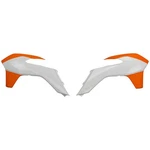 Ufo Radiator Shrouds Scoops White/orange KT04052#999W. Fixed Price $46.36.
