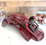 2014-2023 Harley Touring Rear Fender Billiard Burgundy W/ Lights Take Off Oem. Fixed Price $499.99.