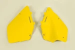 Ufo Yellow Side Panels Number Plates Fits Vintage Suzuki RM125/250 96-00. Fixed Price $59.95.
