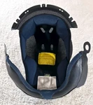 Nolan N102 X-lite X-1002 Interior Crown Head Liner Xl Blue With Integrated Neck. Fixed Price $59.99.