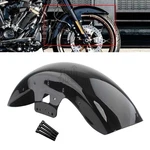 19" Vivid Black Front Fender For Harley Touring Street Cvo Road Glide King. Fixed Price $91.52.