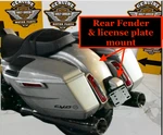 2023 CVO-25 Oem Harley Road Glide Rear Fender License Plate Mount Dark Platinum. Fixed Price $349.95.