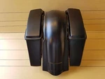 Harley Davidson Softail 4" Stretched Saddlebags-lids And Rear Overlay Fender Fl. Fixed Price $456.00.