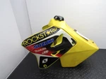 01-03 Suzuki Rm 125 250 Oem Gas Tank Fuel Cap & Shrouds 44110-37F21-YU1. Fixed Price $119.95.