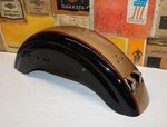 Harley-davidson Rear Fender Original Paint Gold & Black Fx? Xl Sportster? Nos. Fixed Price $300.00.