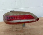 Kawasaki KH100 G3 SS100 Mach Jr Fuel Petrol Tank 1975 1976 Original Part - Red. Fixed Price $293.07.