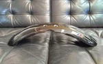 Jet Black Front Fender From Air Cooled Triumph Thruxton 900.. Fixed Price $139.98.