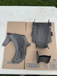 1983 Honda Rear Mud Guard Air Box Cover Chain Sprocket. Fixed Price $54.95.
