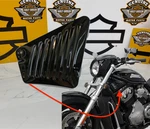 Oem Harley Screamin Eagle Vrod V-rod Black Louvered Left Side Neck Cover. Fixed Price $29.95.
