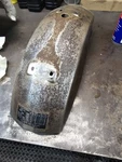 Rear Fender Rr Oem 1975 Suzuki RE5 Rotary RE-5 Steel. Fixed Price $50.00.