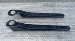 Harley Sportster Fender Strut Covers Oem 59896-94 & 59897-94 Gloss Black Powder. Fixed Price $103.00.