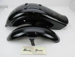 Harley-davidson 2008-17 Fxdf Vivid Black Front And Rear Take Off Fenders. Fixed Price $429.99.