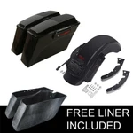Saddlebags 6X9" Speaker Lid & Rear Fender System Fit For Harley Touring 09-13 Us. Fixed Price $459.99.