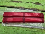 Harley Davidson 2 Oem Motorcycle Red Side Light Reflectors Touring P/n 59349 97A. Fixed Price $15.00.