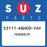 53111-48H00-YAY Suzuki Fender,fr 5311148H00YAY, New Genuine Oem Part. Fixed Price $177.92.