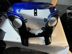 Indian Roadmaster Front Fairing Cover Blue Candy With Black Crystal 5439882-1674. Fixed Price $790.00.