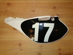 99-01 Kawasaki KX250 Left Side Cover Number Plate 36001-1627-6F. Fixed Price $25.00.
