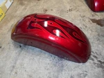 Oem Harley Dyna Fxdbp Street Bob Rear Fender Red W/ Blk Flames. Fixed Price $499.99.