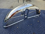 Nos 1973 Honda CB125S Chrome Front Fender,. Fixed Price $299.99.