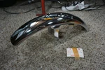 Nos Honda K6 Chrome Front Fender,. Fixed Price $249.99.