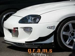 Carbon Toyota Supra MK4 Ridox Front Bumper Canards V9. Fixed Price $532.35.