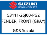 Suzuki Oem Part 53111-26J00-PGZ Fender, Front (gray). Fixed Price $185.89.