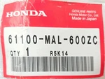 61100-MAL-600ZC Honda Fender COMP*R127*. Fixed Price $199.00.