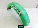 1987 Kawasaki Genuine Front Fender Plastic Wheel Green Mud Guard. Fixed Price $29.00.
