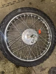 67,68 Yamaha YL2 18 Inch Front Wheel, 1672510100. Fixed Price $75.00.