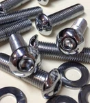 Harley Softail Chrome Rear Fender Strut Bolts 2003 Flstf Fat Boy 7-716. Fixed Price $20.26.