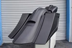 Harley Touring Custom Bagger Angled 6" Stretched Saddlebags And Fender 2009-2013. Fixed Price $1187.00.
