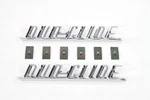 Inchduo-glide Fender Emblem Set For Harley-davidson. Fixed Price $65.99.