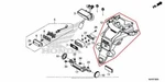 New Oem Honda Rear Fender Red. Fixed Price $119.95.