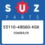 53110-48G60-KGK Suzuki Fender,fr 5311048G60KGK, New Genuine Oem Part. Fixed Price $887.08.