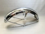 1965-1968 Honda CB450 K0 Chrome Mud Guard Black Bomber Front Fender New. Fixed Price $309.00.