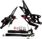 Hot Bodies Mgp Adjustable Rear Sets Black 40901-2500. Fixed Price $339.45.