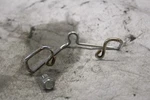 Right Hand Cable Guide W/ Bolt 45135-MEG-000 2004 Honda Shadow Aero VT750. Fixed Price $12.00.